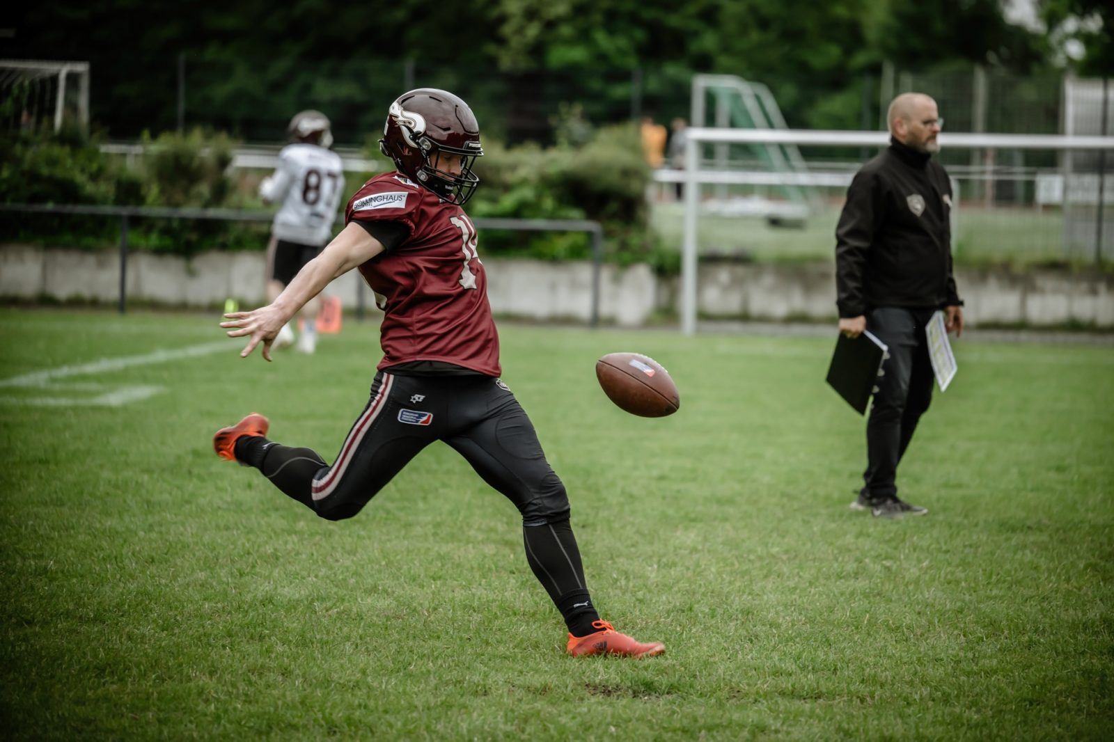 Training des ELF-Teams Düsseldorf Rhein Fire