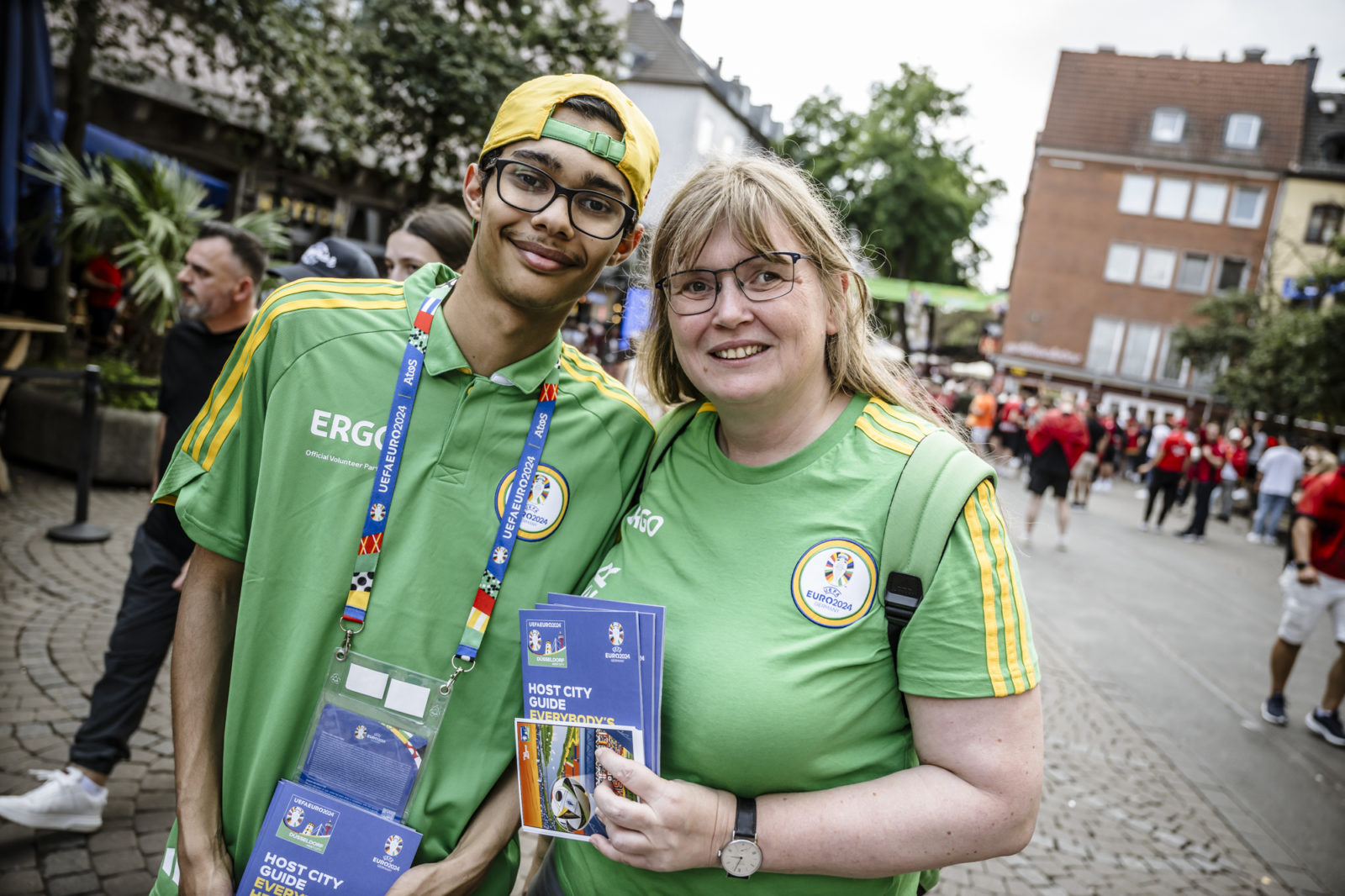 Volunteers bei der EM in Düsseldorf