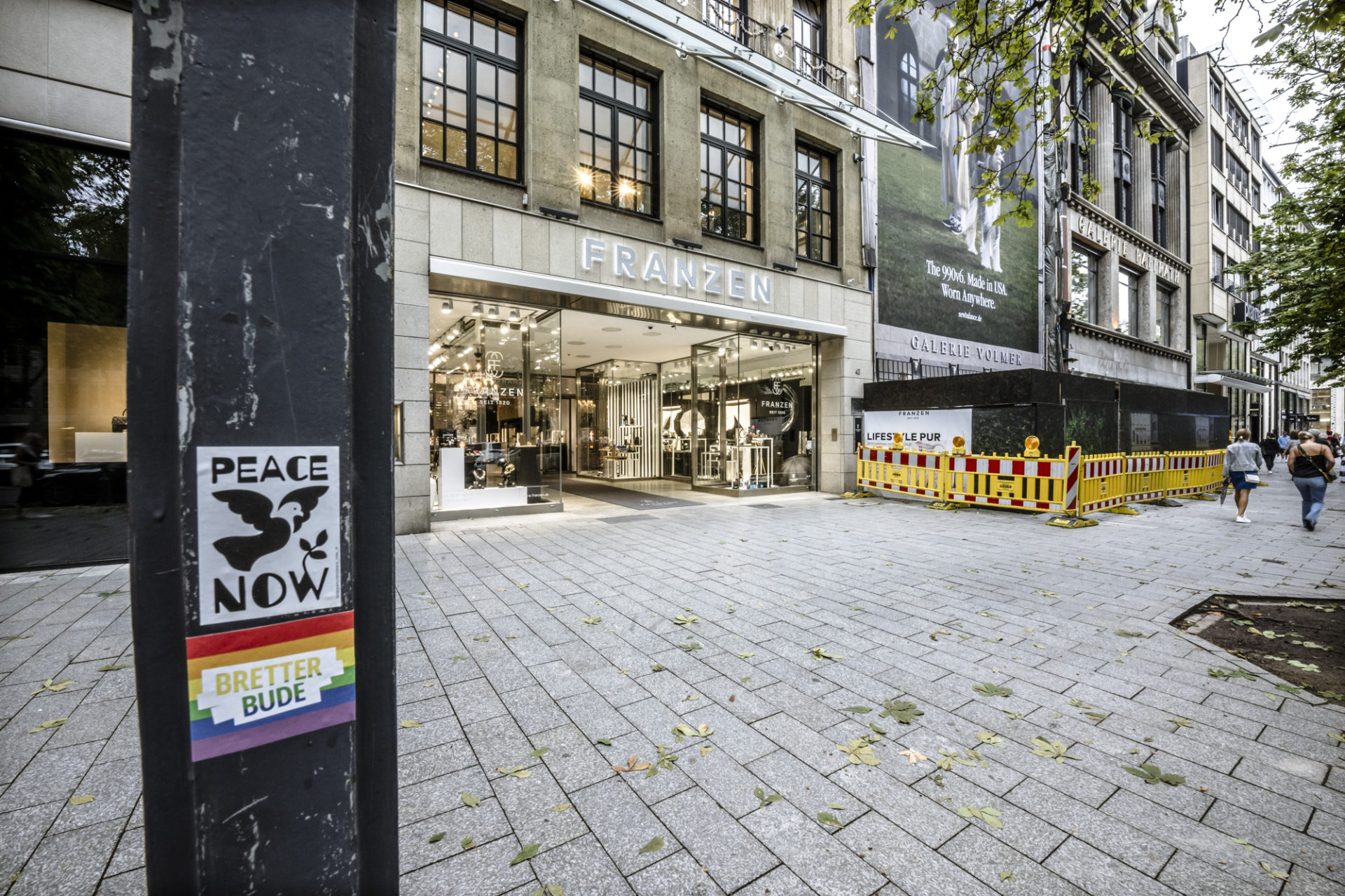 Franzen an der Königsallee in Düsseldorf