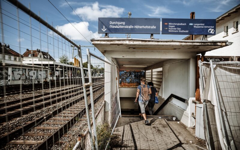 Bahnhof in Düsseldorf Gerresheim