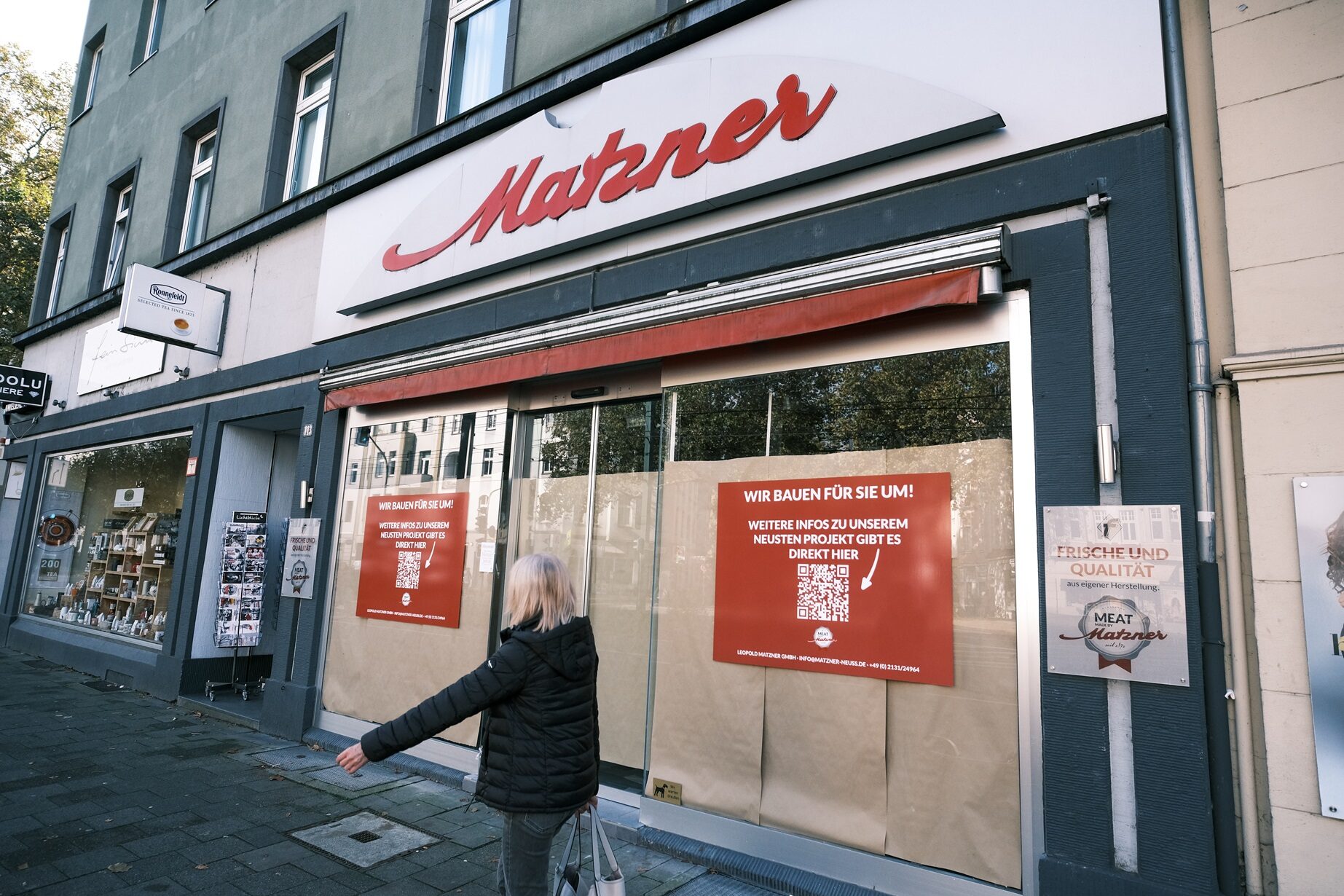 Metzgerei Matzner am Belsenplatz in Düsseldorf-Oberkassel