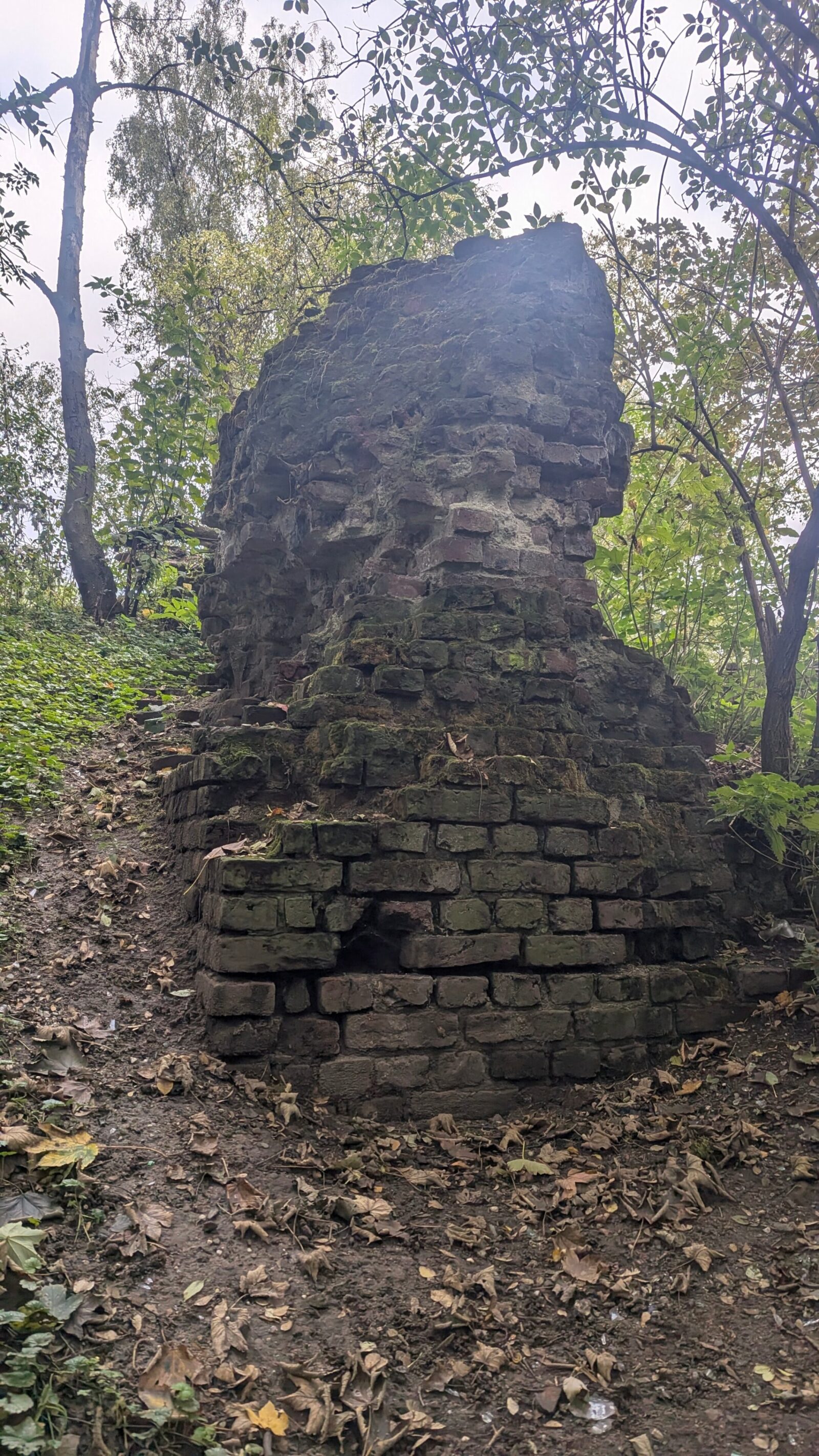 Burgruine im Düsseldorf Zoopark