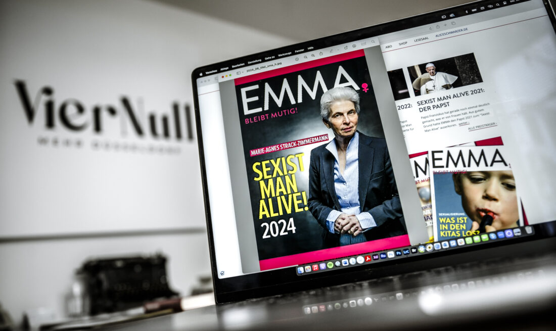 Marie-Agnes Strack-Zimmermann vom Magazin Emma zum Sexist Man Alive gewhlt