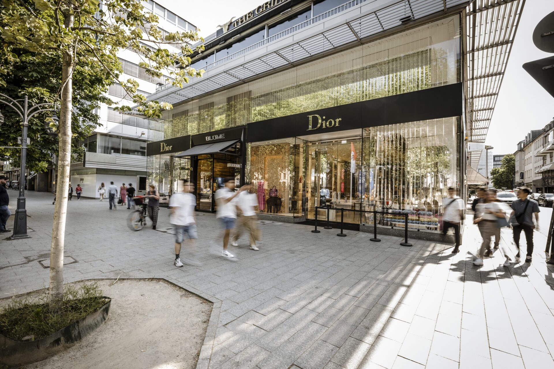 Dior und Juwelier Blome auf der Königsallee Düsseldorf