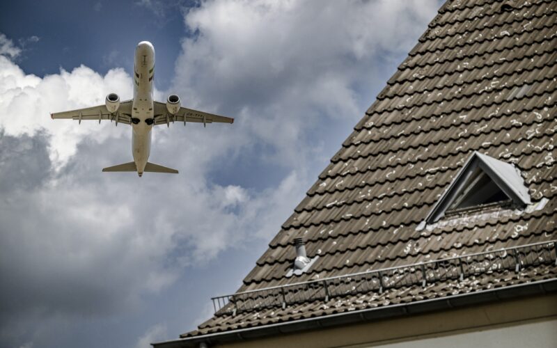 Flugverkehr über Düsseldorf