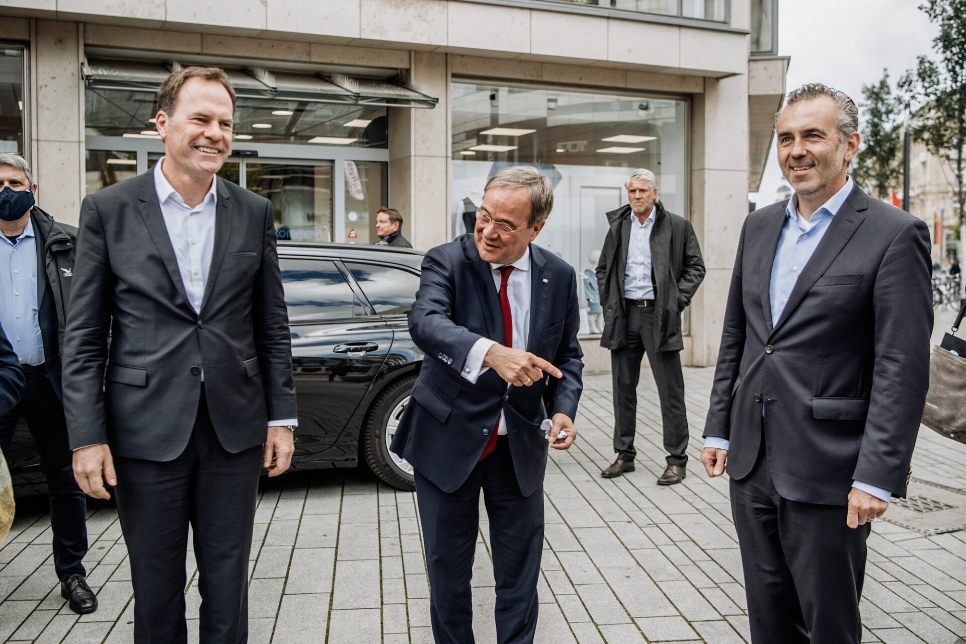 Thomas Jarzombek im Kommunalwahlkampf 2020