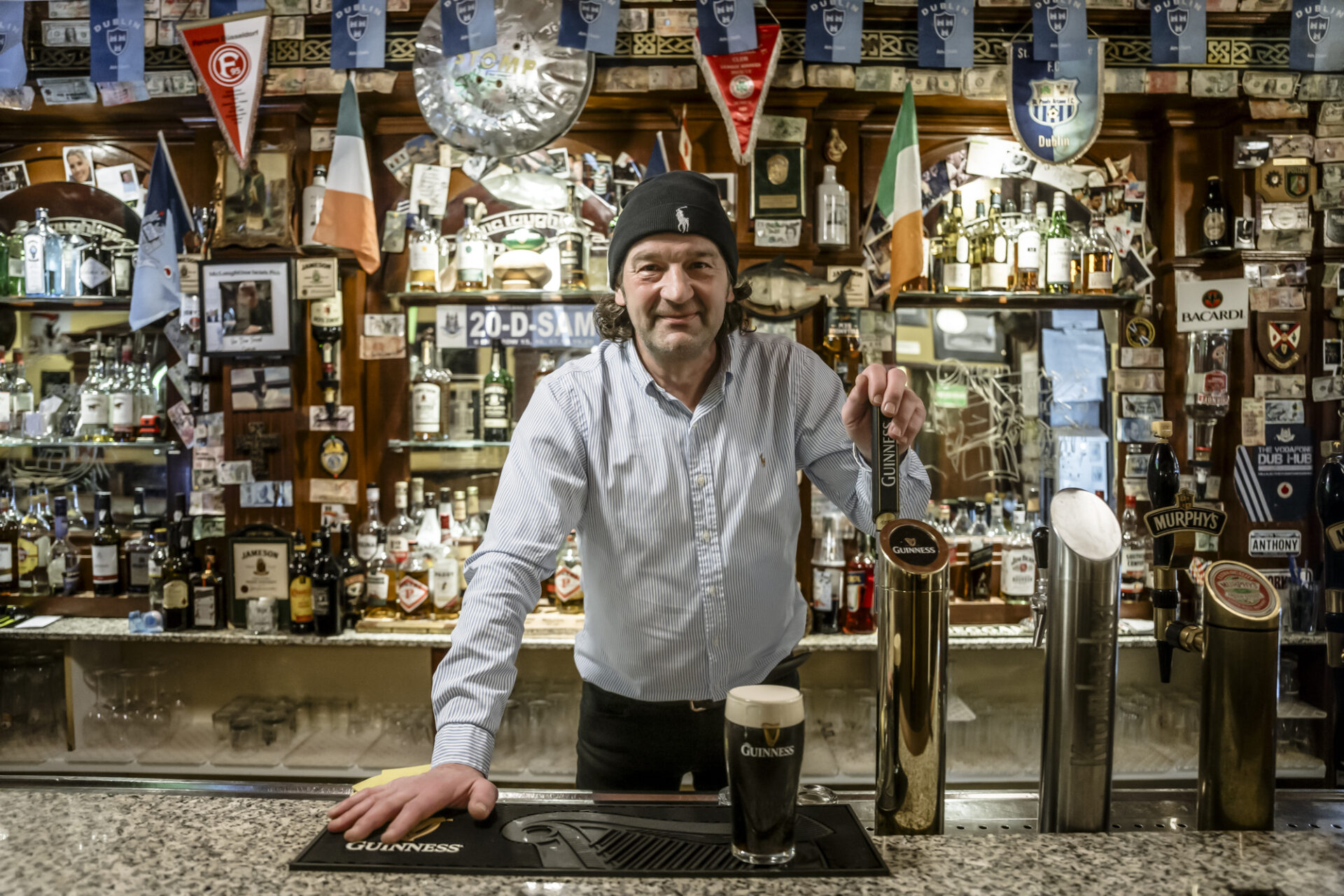 Mathias Jack im McLaughins in der Altstadt Düsseldorf